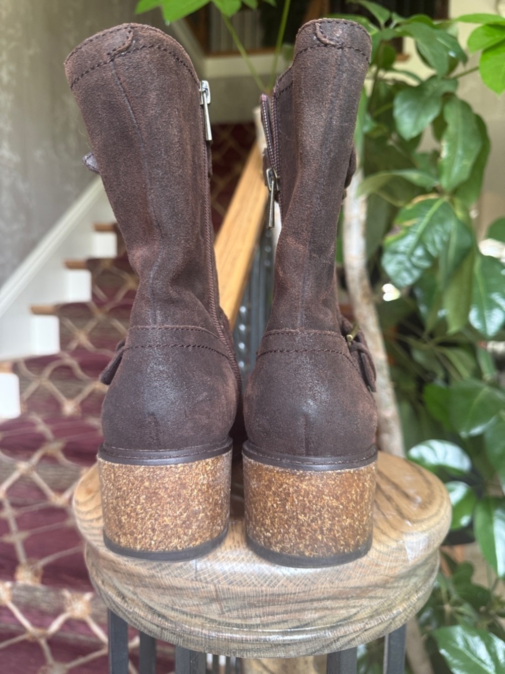 AETREX ladies brown leather boot NWOT size 8 1/2 excellent condition - Picture 12 of 14
